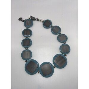 Pono Italian Statement Necklace Dan Lawson Joan Goodman Turquoise Necklace Rare